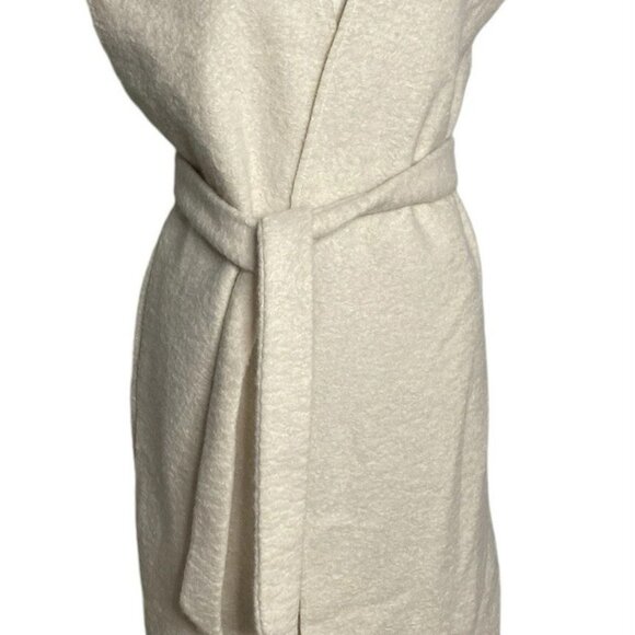 Like NEW Zara Women's Ivory Wrap Vest SZ M - Picture 2 of 3